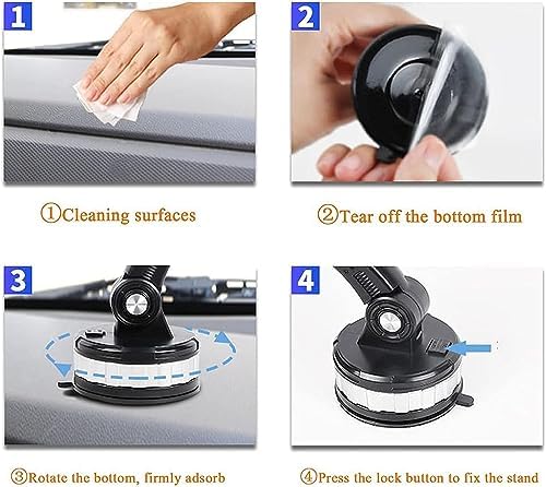 Ultimate Stability 360° Rotatable Car Phone Holder – Super Adsorption Dashboard Mount for All Smartphones – Effortless Tool-Free Installation, Sleek Aesthetic, and Enhanced Safety Features – Transform Your Driving Experience Instantly!