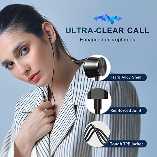 Premium Lightning Earbuds for i Phone 13, 14, 12 Pro Max | MFi Certified Wired Headphones with Noise Isolation & Enhanced Stereo Bass | In-Ear Design for Ultimate Comfort & Clarity – Ideal for Music, Calls & Podcasts