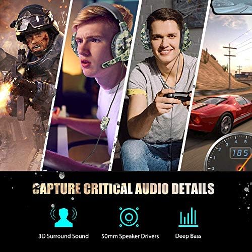 Picozon Ultimate USB Gaming Headset – Featherweight Over-Ear Design with Superior Noise-Cancelling Mic for PS4 & PS5 – Immerse Yourself in High-Fidelity Sound and Unmatched Comfort for Extended Play Sessions Across Multiple Devices