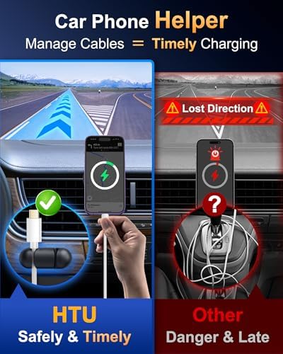 Elevate Your Driving Experience with the 2025 Military-Grade Magnetic Car Mount Vent – Ultimate Stability for Mag Safe and Android Devices, Featuring Upgraded Strongest Magnet & Metal Hook Design, Non-Charging, Black Finish, Certified Safety & Patented Technology for Unmatched Convenience and Durability.