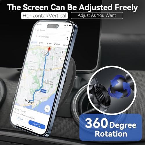 Mercedes-Benz GLA & CLA-Class Car Phone Holder – Hands-Free Magnetic Mount for i Phone 15/14/13/12 Pro Max, Universal Smartphone Compatibility, Enhanced Road Safety & Stylish Design – Secure Fit for 2015-2020 Models