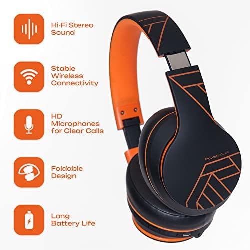 Discover the Ultimate Wireless Over-Ear Bluetooth Headphones with 50-Hour Playtime – Immerse Yourself in Hi-Fi Sound and Rich Deep Bass, Perfect for On-the-Go Music Lovers, Lightweight and Foldable for Easy Travel, Seamless Compatibility with Smartphones and PCs