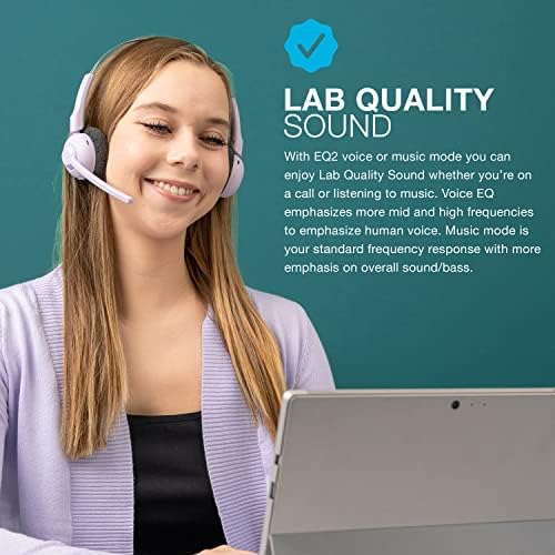 Transform Your Audio Experience with JLab Go Work Wireless On-Ear Headset – 50+ Hours of Playtime, Dual Device Bluetooth Multipoint, and Noise-Canceling Mic for Crystal-Clear Calls – Perfect for Remote Work, Gaming, and Mobile Use with Ultra-Lightweight Comfort