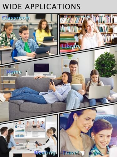 Bulk 100 Pack Classroom-Ready Wired Earbuds for Enhanced Student Learning – Individually Packaged In-Ear Headphones for Group Activities and Individual Study (Black)