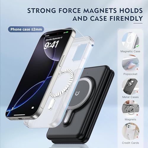 Revolutionize Your Charging Experience with the Ultimate 3-in-1 Wireless Charging Station for i Phone, Apple Watch, and Air Pods – Magnetic Foldable Design for Enhanced Portability and Fast Charging Compatibility with i Phone 16, 15, 14, 13, 12 Pro Max Plus – Effortlessly Streamline Your Tech Setup and Eliminate Cable Clutter – Durable and Stylish Solution for Home and Office Use