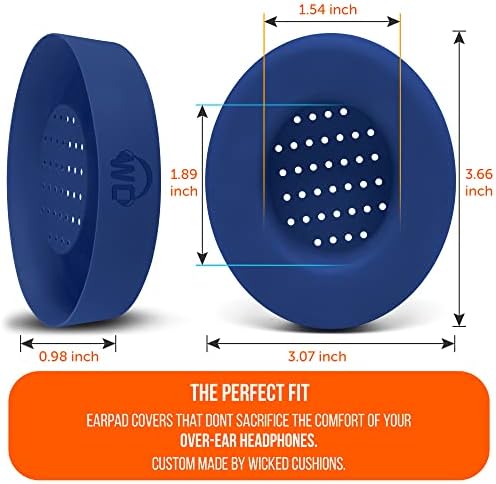 Upgrade Your Beats: WC Sweat Z Studio Earpad Covers for Studio 2 & 3 | Revolutionary Sweatproof Design, Effortlessly Washable, Perfect Fit | Unmatched Protection for Headphones & Enhanced Comfort