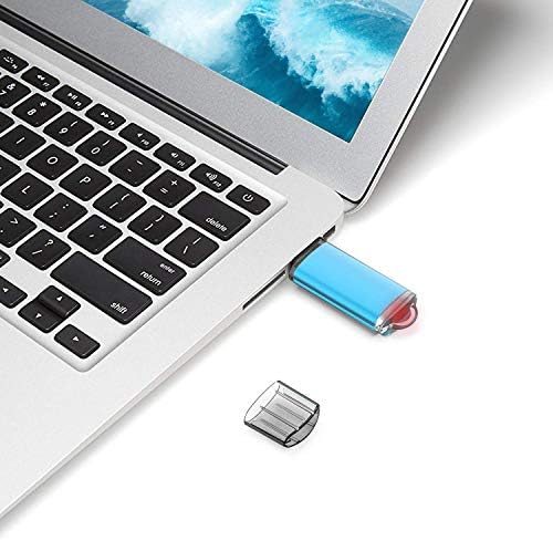 Wellsenn 32 GB USB Flash Drive Set – Vibrant Pack of 5 Portable Memory Sticks in Red, Blue, Green, Purple, and Orange – High-Speed Data Transfer for Effortless File Sharing and Storage Solutions – Ideal for Students and Professionals