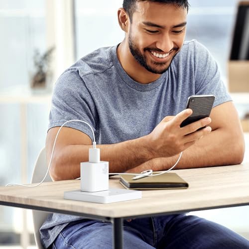 Ultimate 45 W i Phone 16 Fast Charger with 10 FT USB C Cable – Supreme Compatibility for i Phone 16/16 Pro/16 Pro Max/16 Plus & 15/15 Pro/15 Pro Max – Compact Design for Home, Office & Travel – Rapid Power Boosting for Uninterrupted Connectivity – Durable & Reliable Charging Solution with Safety Features