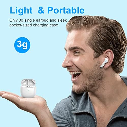 Light Pink Bluetooth 5.3 Wireless Earbuds – Exceptional Noise Cancelling Sports Headphones with IP7 Waterproof Design for Unmatched Outdoor Performance – 32 Hours of Playtime & Quick USB-C Charging for Ultimate Audio Convenience