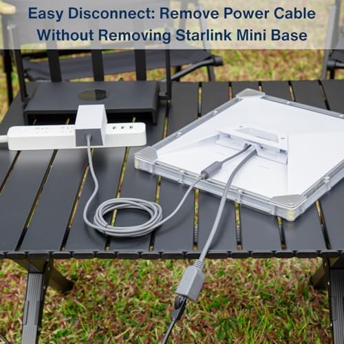DC Female to USB-C Male Waterproof Power Adapter Cable for Starlink Mini – 100 W PD Power Delivery for Fast Charging, Ideal Outdoor Power Solution, Compatible with USB-C Chargers and Power Banks, Durable and Weather-Resistant Design for Uninterrupted Connectivity