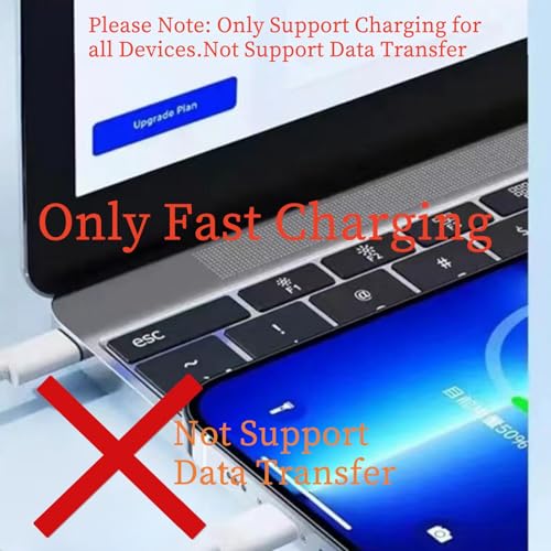 USB C Cable 20ft,C to C Cable Fast Charging 2 Pack,60W Extra Long Type C Cord Compatible with iPhone 16/15 Pro/15 Plus/16 Pro Max, iPad mini 6/ Pro 2021, Mac-Book Pro 2020, Samsung Galaxy S24,Switch – Enhanced Compatibility and Speed