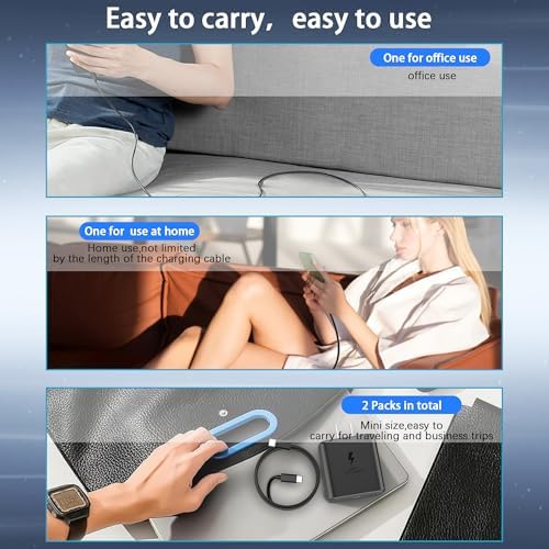 High-Powered 45 W USB-C Charger for Samsung Galaxy Devices – Ultimate Fast Charging with 6 FT Cable, Compact Design, and Advanced Safety Features for S25/S24/S23/S22/S21/S20/Note 20/10 Users – Experience Unmatched Efficiency and Portability