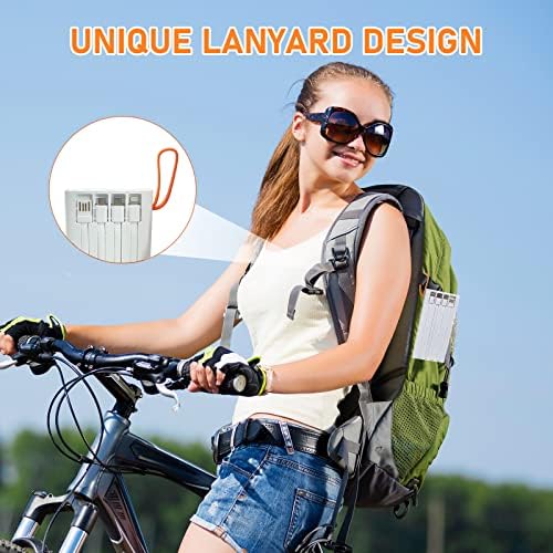 Ultimate 10,000 m Ah Portable Charger with Built-In Cables & LED Display – Fast Charging Power Bank for i Phone, Samsung & More – Essential Travel Companion with Integrated LED Lamp for On-the-Go Power Solutions