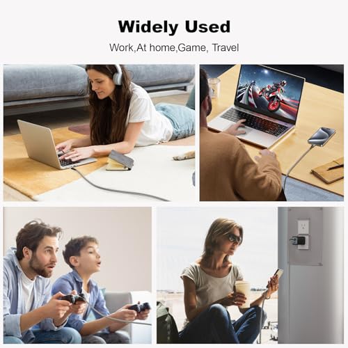 Premium 10 FT USB C to USB C Charger Cable – Dual Pack 100 W Fast Charging, Nylon Braided Design for i Phone 16 Series, Mac Book, and Samsung Galaxy S24 – Stylish Pink Color for Enhanced Durability and Flexibility