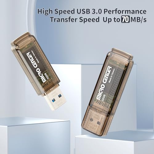 Ultra-Fast 64 GB USB 3.0 Flash Drive 5-Pack – Compact Memory Sticks for Effortless Data Storage and Transfer – Perfect for Home, Office, and On-the-Go Use – Compatible with All Devices