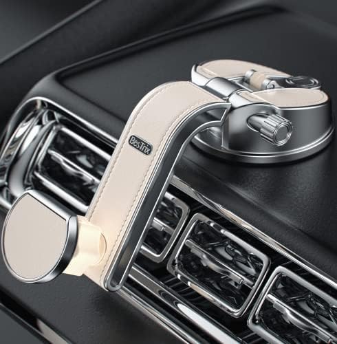 Bestrix Universal Magnetic Phone Holder for Cars – Advanced Suction & Secure Grip for All Smartphones up to 6.7″ – Effortless Installation in Seconds, Perfect for Safe Navigation & Hands-Free Use (Black)