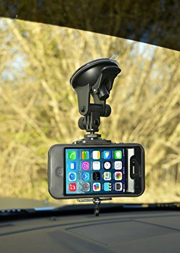 Universal Windshield Phone Holder: Secure Mount for i Phone, Samsung Galaxy, and Google Pixel – Hands-Free Navigation & 360-Degree Rotation for Enhanced Driving Safety