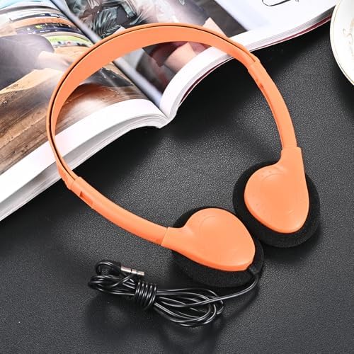 Bulk Kids Headphones – 25-Piece Classroom Audio Package for Enhanced Learning – Lightweight Adjustable On-Ear Design with Universal Device Compatibility in Sleek Black – Perfect for Engaging Group Activities and Extended Listening Comfort – Durable and Affordable Solution for Students and Adults