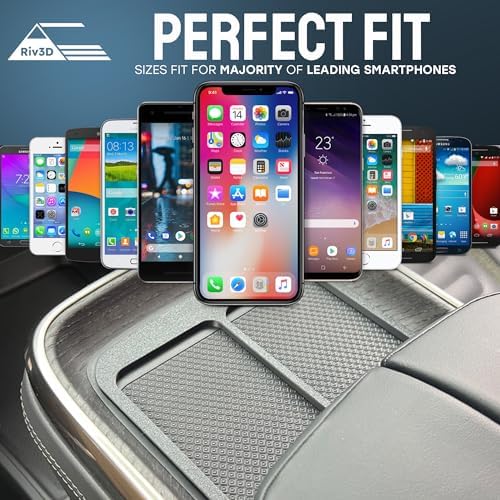 Revolutionary Dual Wireless Charging Phone Holder for GEN 1 Rivian R1 T & R1 S – Effortless Installation, No Slippage, Optimized Device Compatibility for a Seamless Driving Experience