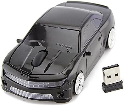 Rev Up Your Productivity with the Ai5 G Wireless Sport Car Shape Mouse – Sleek Optical Mice for Laptop and Desktop, Featuring 2.4 GHz Nano USB Connectivity and Eye-Catching LED Headlight (Red) – Perfect for Gamers and Automotive Enthusiasts!