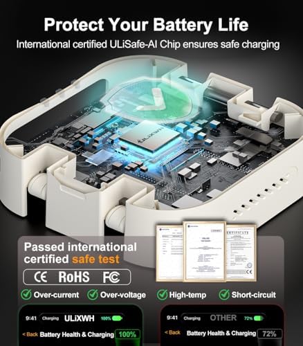 2025 3-in-1 Magnetic Wireless Charging Station for Apple Devices – Fast 15 W Mag Safe Charger with Retractable Cable and Foldable Stand for i Phone 16/15/14/13/12 Pro Max, Apple Watch, and Air Pods – Ultimate Portability and Enhanced Safety Features