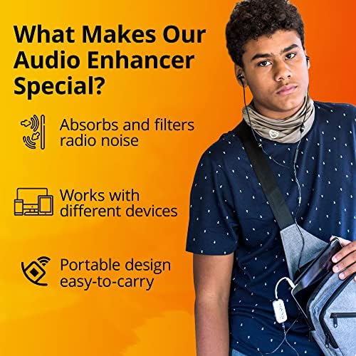 Elevate Your Audio Experience with the Shield Your Body EMF Blocker Headset – Advanced Radiation Protection for 5 G Devices, Enhanced Sound Quality, and Air Tube Technology for Health-Conscious Listeners, Compatible with Standard 3.5 mm Headphones – Lightweight, Durable, and Ideal for Everyday Use