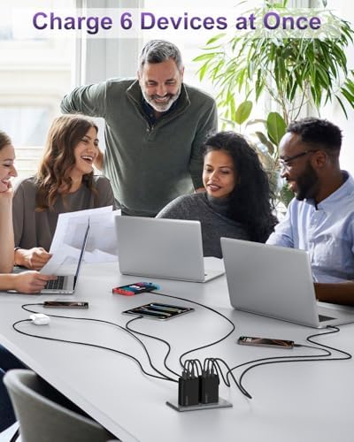 Ultimate 100 W USB C Charger Block with 3 Ports – Ga N Super Fast Charging Adapter Plus 10 ft Type C Cable for Mac Book Pro, i Pad Pro, i Phone 15/16, Galaxy S Series – Dual Pack for Enhanced Power and Efficiency