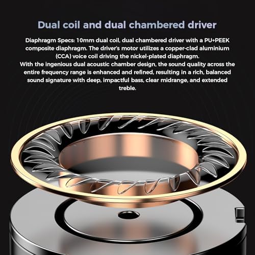 Elevate Your Sound Experience with Hi-Fi Dynamic Driver In-Ear Monitors – Bold Red Wired Earbuds Designed for Gamers, Musicians, and Audiophiles – Featuring Detachable OFC Cable for Long-lasting Durability and Comfort – Enjoy Exceptional Audio Fidelity and Ergonomic Design for Extended Listening Sessions – Lightweight and Comfortable Fit Ideal for Gaming, Live Performances, or Music Enjoyment – Powerful 10 mm Dynamic Driver Producing Rich, Immersive Sound Quality – Versatile Compatibility with 3.5 mm Devices – Transform Your Audio Experience with These Stylish In-Ear Monitors, Essential for Every Audiophile’s Gear Collection