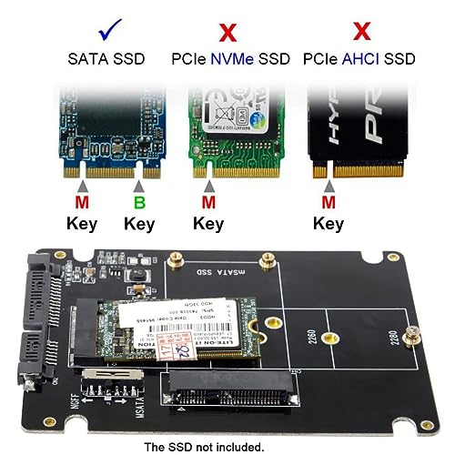 Chenyang Dual Function MSATA SSD JBOD Adapter with USB C 2.5″ Hard Drive Enclosure – Unmatched Speed and Versatility for Enhanced Storage Solutions