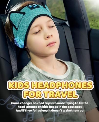 Ultimate Kids Bluetooth Headphones for Safe and Stylish Listening – Versatile Wired Playback Option with Volume Limiting Technology – Durable and Lightweight Design for Travel, School, and Home Use – Adjustable Headband for Customized Comfort – Compatible with Kindle, Tablets, and Cell Phones – Perfect for Boys and Girls