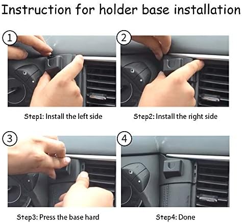 Ultimate Car Phone Holder for Nissan Armada 2021-2024 & Infiniti QX80 2022-2024 – Premium Auto Navigation Bracket for Secure Smartphone Mounting, Effortless Access to Navigation & Hands-Free Calls, Stylish Interior Enhancement, Tool-Free Installation, and 360-Degree Viewing Flexibility