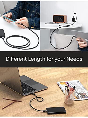 Ultimate 10 Gbps USB A to USB C Cable – 5 ft High-Speed Connector for Rapid Data Transfer & Charging, Optimized for i Phone 15/16+, Galaxy S24/S23+, Android Auto – Durable Nylon Braided Design for Effortless Travel and Daily Use