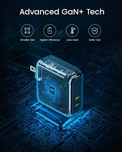 Revolutionary AOHI Magcube 140 W USB-C Charger with PD3.1 Technology – Ultimate 3-Port Ga N+ Fast Charging Adapter for Laptops, Tablets, and Smartphones – Compact Foldable Design for Mac Book Pro, Dell XPS, i Pad Pro, i Phone 15 Pro – Enhanced Safety Features and Smart Charging Indicators – Superior Overheating Protection with AOHICE 3.0 Temperature Control Technology – Perfect for Multi-Device Users Seeking Efficiency and Reliability – Streamline Your Charging Experience with Cutting-Edge Compatibility and Performance