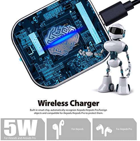 Sleek Silver Wireless Charging Dock for Air Pods Pro 2/3 & Air Pods 2 – Fast, Universal Power Solution for Effortless Charging Anywhere – Modern Aluminum Alloy Design for Home, Office, and Travel Convenience