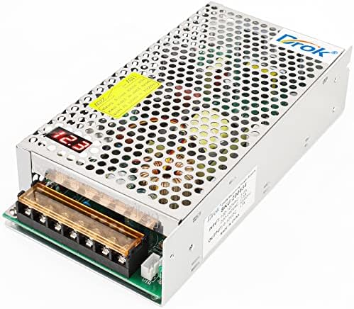 DROK 24 V Adjustable Power Supply – High-Efficiency AC to DC Converter for Reliable Power Delivery, 20 A 480 W Regulated Adapter Perfect for Computer Labs and Versatile Electronic Applications, Adjustable 5 V to 24 V Voltage Transformer for Enhanced Performance and Compatibility