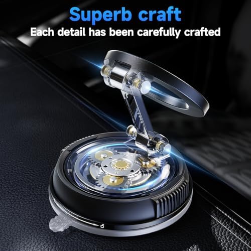 Ultimate Mag Safe Car Phone Holder – Unmatched 78+LBS Suction & 2400 gf Magnetic Grip for i Phone 16 Pro Max, 15, 14, 13, 12 Plus – 360° Adjustable Mounting System in Sleek Carbon Fiber Finish – Perfect for Hands-Free Navigation & Connectivity