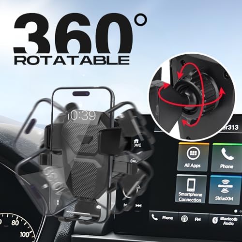 Ultimate Car Phone Holder for 2023-2025 Honda Pilot – Adjustable Air Vent Mount for 9-Inch Screens, 360-Degree Rotation, Hands-Free Use, Enhanced Stability & Compatibility for Seamless Navigation and Communication
