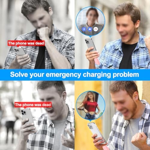 Compact Keychain Portable Charger – 2200 m Ah Emergency Power Bank for i Phone 14/13/12/11/XS/XR/8/7/6 Series – Ultra-Lightweight Fast Charging Battery Pack with Pass-Through Function and Multi-Protection Features – Ideal for On-the-Go Power Backup – White