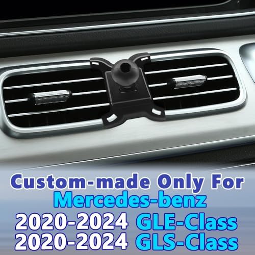 COMETURE Mercedes Benz Car Phone Holder Mount – Universal Smartphone Cradle for GLE Class (GLE-20-24) with Adjustable Viewing Angles and Tool-Free Installation – Elevate Your Driving Experience with Premium Interior Accessories for Navigation and Hands-Free Calls