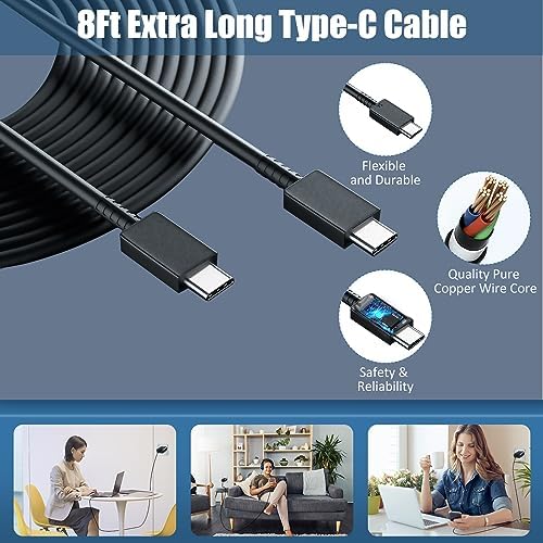 Elevate Your Charging Experience: 25 W USB C Fast Charge Block with 10 Ft Type C Cable for Samsung Galaxy S21-S24 & Note 20 – Optimal Power Delivery for Home and Travel – Exceptional Speed, Enhanced Safety Features, and Ultimate Compatibility for Android Devices