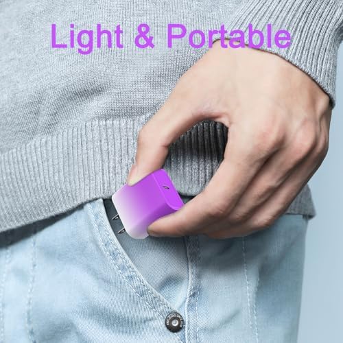 i GENJUN 4 Pack USB C Fast Charger Block – 20 W Power Delivery 3.0 Wall Adapter for i Phone 16/15/14, Galaxy & Pixel – Portable Type C Power Adapter for Air Pods Pro – Compact Travel Essential with Superior Speed and Compatibility