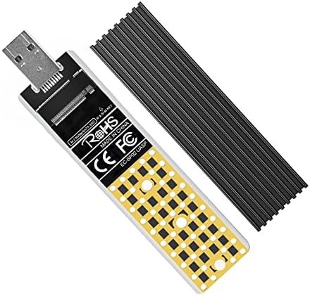 ANYOYO High-Speed NVMe to USB 3.1/3.2 Gen 2 Adapter – 10 Gbps M.2 SSD Converter for Seamless Data Transfer and Enhanced Compatibility with M Key & B+M Key SSDs – Supports 2242, 2260, 2280 Sizes for Ultimate Portability and Effortless Setup