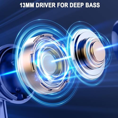 Elevate Your Audio Experience with Jxrev Wireless Earbuds: Advanced Bluetooth 5.4 Connectivity, Exceptional Active Noise Cancellation, and 40-Hour Battery Life – Perfect In-Ear Companion for Audiophiles and Busy Professionals Seeking Unmatched Sound Quality and Comfort