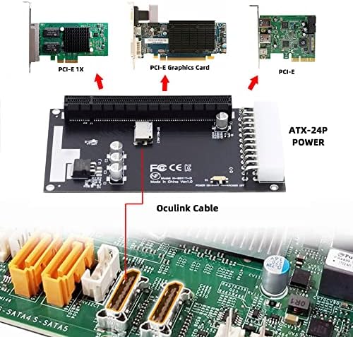 Maximize SSD Performance with NFHK M.2 to Oculink Adapter – Dual 2-to-2 PCIe NVME/AHCI Connector for Enhanced Speed | Supports 2230/2242/2280/22110 mm Drives | Ideal for High-Performance Gaming & Content Creation | Plug-and-Play Installation for Seamless Upgrades | Durable, Compact Design for Reliable Connections