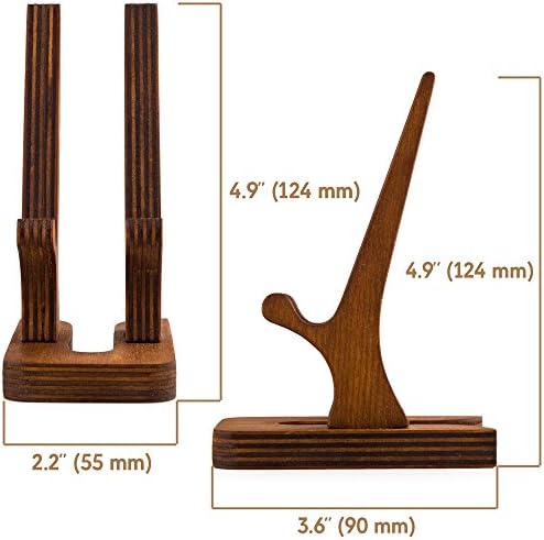 Rostmary Eco-Friendly Birch Plywood Tablet and Phone Stand – Stylish Desktop Dock for i Phone, i Pad, Samsung, and More – Versatile Lightweight Holder for E-Readers, Makeup Mirrors, Artwork, and Photos – Enhanced Stability for Ultimate Organization and Convenience