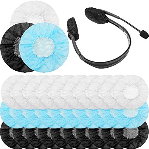 BBTO 300-Piece Disposable Headphone Covers – Premium Non-Woven Sanitary Fabric Earphone Protectors for Enhanced Hygiene and Comfort in Shared Spaces (11 cm, Available in White, Blue, and Black) – Ideal for Gyms, Schools, and Offices. Elevate your audio experience with these versatile, easy-to-use covers designed to fit most standard headphones, ensuring a clean, barrier against sweat and dirt. Perfect for maintaining headphone longevity while promoting quick, effortless changes between users. Enjoy superior sound quality and ultimate comfort with these breathable, skin-friendly materials. A must-have accessory for anyone valuing hygiene and cleanliness in communal environments.