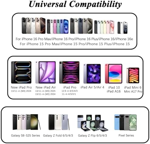 Revolutionize Your Charging Routine: Dual-Port Fast Wall Charger Set for i Phone 16 & 15 – Includes 6 FT USB C to C Cable – Rapid Power Delivery for i Pad Pro and More – Safety-First Design for Worry-Free Use – Ideal for Family and Travel Charging Needs