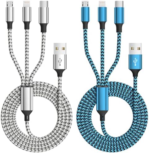 Ultimate 4-in-1 Fast Charging Cable – 65 W Multi-Device Charger with E-Mark Chip for i Phone 16/15/14/13, i Pad, and Laptops – High-Speed USB-C/Lightning Connectivity for Enhanced Performance and Versatility