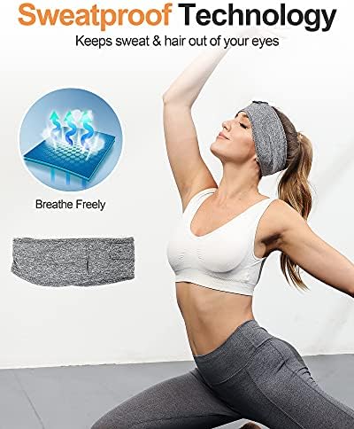 Fulext Bluetooth Sleep Headphones Headband – Ultimate Comfort for Side Sleepers, Thin HD Stereo Sound Quality – Ideal for Insomnia Relief and Travel Convenience – Perfect Gift for Men and Women – Enhanced Compatibility, Long-Lasting Battery Life for All Night Relaxation