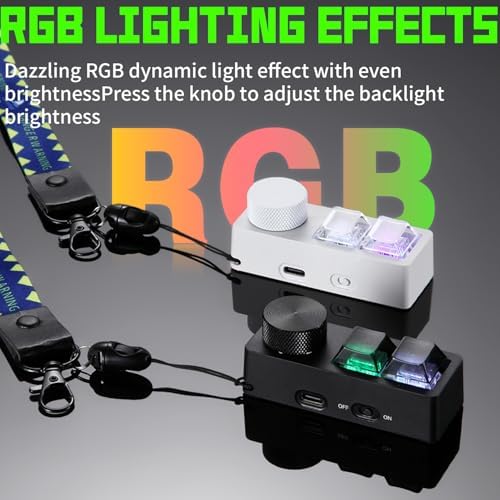 Darmoshark K2 PRO Wireless RGB Mechanical Keypad – Hot Swap Gaming Keyboard with 2 Customizable Keys for PC, Mac, Linux & More – Elevate Your Game with Ergonomic Design & Enhanced Speed